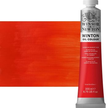 Winton Oil Color 200ml Cadmium Scarlet Hue