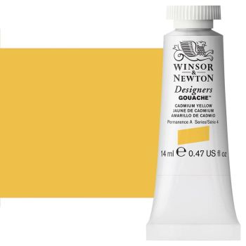 Winsor & Newton Designers Gouache 14ml Tube - Cadmium Yellow