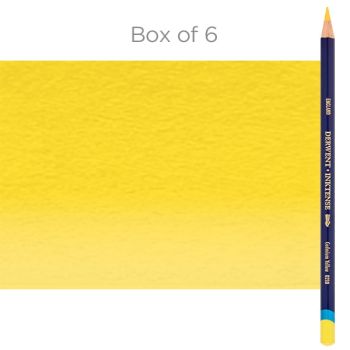 Derwent Inktense Pencil Box of 6 No. 0210 - Cadmium Yellow