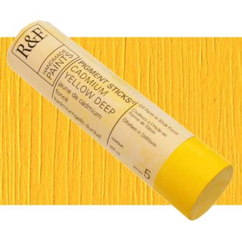 R&F Pigment Stick 100ml - Cadmium Yellow Deep
