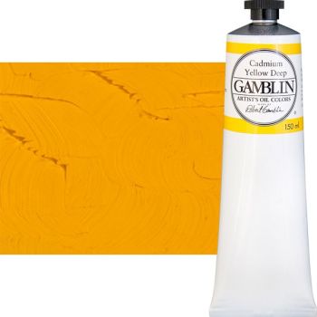 Gamblin Artist's Oil Color 150 ml Tube - Cadmium Yellow Deep