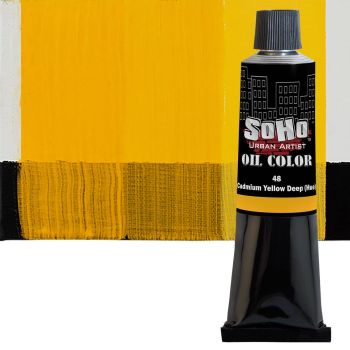 SoHo Artist Oil Color Cadmium Yellow Deep Hue 170ml Tube 