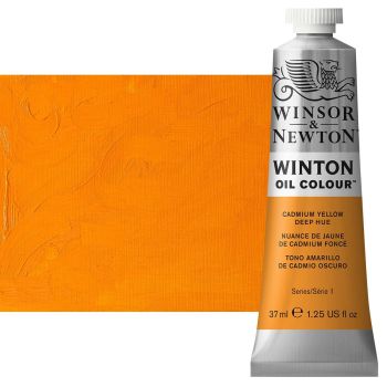 Winsor & Newton Winton Oil Color 37ml Cadmium Yellow Deep Hue
