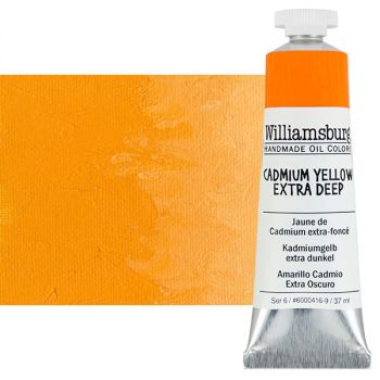 Williamsburg Handmade Oil Paint 37 ml - Cadmium Yellow Extra Deep