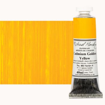 Michael Harding Handmade Artists Oil Color 40ml - Cadmium Yellow Golden
