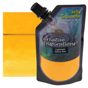 Creative Inspirations Jelly Gouache Pouch - Primary Yellow (100ml)
