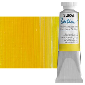 LUKAS Berlin Water Mixable Oil Cadmium Yellow Light Hue 37 ml Tube