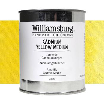 Williamsburg Oil Color 473 ml Can Cadmium Yellow Medium