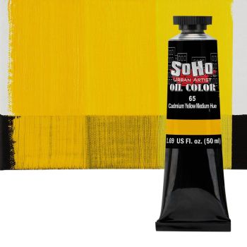 SoHo Artist Oil Color Cadmium Yellow Medium Hue 50ml Tube
