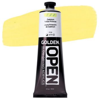Golden OPEN Acrylic 5 oz Cadmium Yellow Primrose 