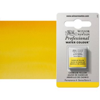 Winsor & Newton Professional Watercolor Half Pan - Cadmium Yellow