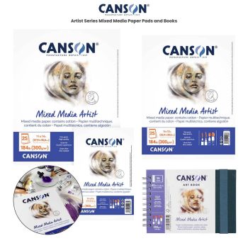 Canson Artist Series Mix Media Paper Pads and Books