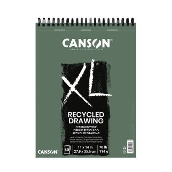 	XL Recycled Drawing Pad (60 Sheets - Spiral Bound)	11X14 In