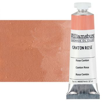Williamsburg Handmade Oil Paint - Canton Rose, 37ml Tube