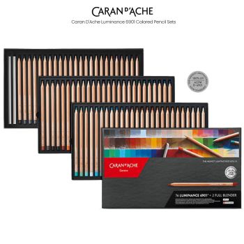 Caran d'Ache Luminance 6901 Professional Colored Pencil Sets
