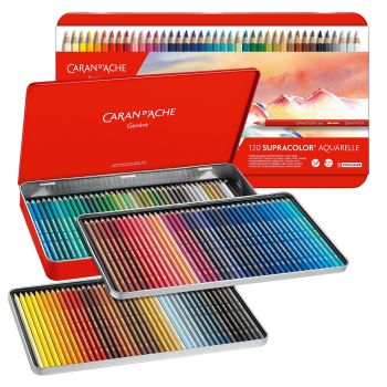 Caran D' Ache Supracolor II Watercolor Pencils Set of 120