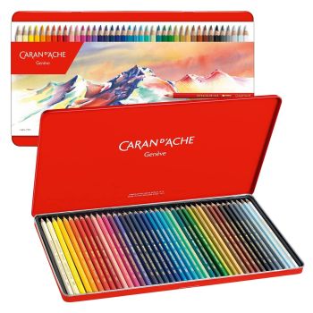 Caran D' Ache Supracolor Soft Aquarelle Watercolor Pencils Set of 40 - Assorted Colors