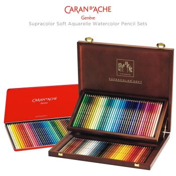 Caran D'Ache Supracolor Soft Aquarelle Watercolor Pencil Sets