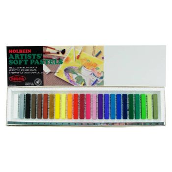 Holbein Soft Pastel Cardboard Set of 24 Assorted Colors