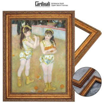 Cardinali Collection Brisbane Antique Gold Open Back Frames