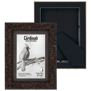Cardinali Harper Style Tabletop Frame, Black - 4 x 6