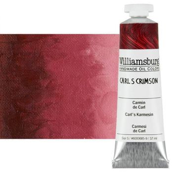 Williamsburg Handmade Oil Paint 37 ml - Carl's Crimson