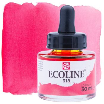 Ecoline Liquid Watercolor 30ml Pipette Jar Carmine