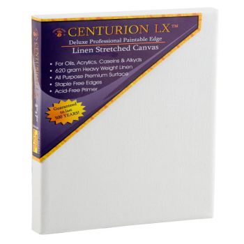 Centurion LX Acrylic Primed Linen Canvas 3/4" Deep 