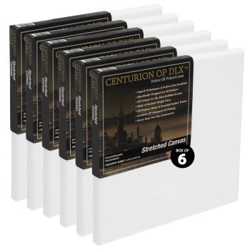 Centurion Deluxe Oil Primed Linen Stretched Canvas .67” Deep 