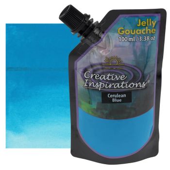 Creative Inspirations Jelly Gouache Pouch - Cerulean Blue (100ml)