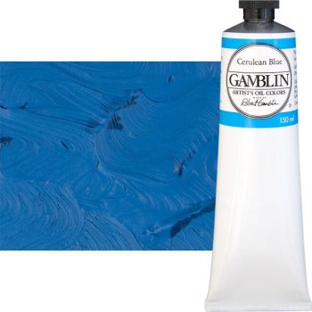Gamblin Artist's Oil Color 150 ml Tube - Cerulean Blue