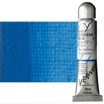 Holbein Vern?t Oil Color 20 ml Tube - Cerulean Blue