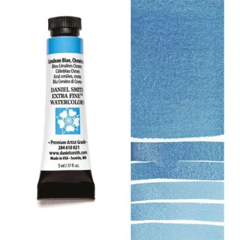 Daniel Smith Extra Fine Watercolors - Cerulean Blue Chromium, 5 ml Tube