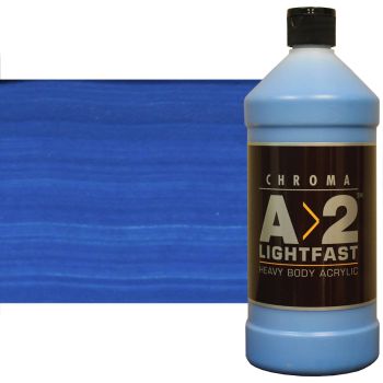 Chroma A>2 Student Artists Acrylics Cerulean Blue Hue 1 liter