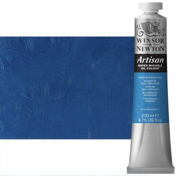 Winsor & Newton Artisan Water Mixable Oil Color - Cerulean Blue Hue, 200ml Tube