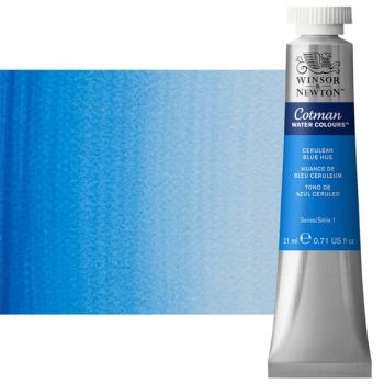 Winsor & Newton Cotman Watercolor 21 ml Tube - Cerulean Blue Hue