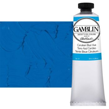 Gamblin Artist's Oil Color 37 ml Tube - Cerulean Blue Hue
