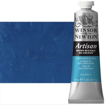 Winsor & Newton Artisan Water Mixable Oil Color - Cerulean Blue Hue, 37ml Tube
