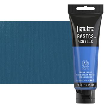 Liquitex Basics Acrylic Paint Cerulean Blue Hue 4oz