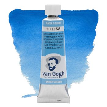 Van Gogh Watercolors - Cerulean Blue (Phthalo), 10ml Tube