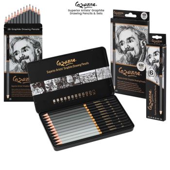 Cézanne® Superior Artists’ Graphite Drawing Pencils