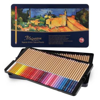 Cezanne Premium Colored Pencils Tin Set of 72