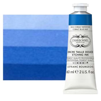 Charbonnel Etching Ink - Cobalt Blue Hue, 60ml Tube