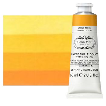 Charbonnel Etching Ink - Indian Yellow, 60ml Tube