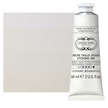 Charbonnel Etching Ink - Covering White RS, 60ml Tube