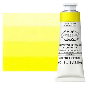 Charbonnel Etching Ink, Lemon Yellow - 60ml