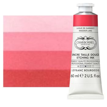 Charbonnel Etching Ink - Madder Lake, 60ml Tube