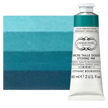 Charbonnel Etching Ink - Permanent Viridian Lake, 60ml Tube