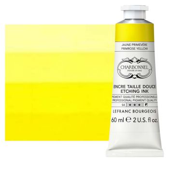 Charbonnel Etching Ink - Primrose Yellow, 60ml Tube