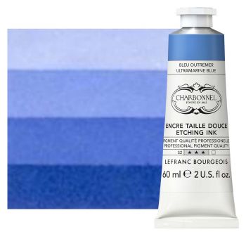 Charbonnel Etching Ink - Ultramarine Blue, 60ml Tube